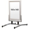 Wind-Line Lux Pavement Board, silver, 100 x 140 cm #1