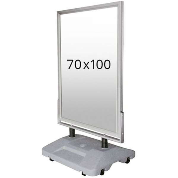 Wind-Sign Waterbase Pavement Board, alu/grey, 70 x 100 cm #1