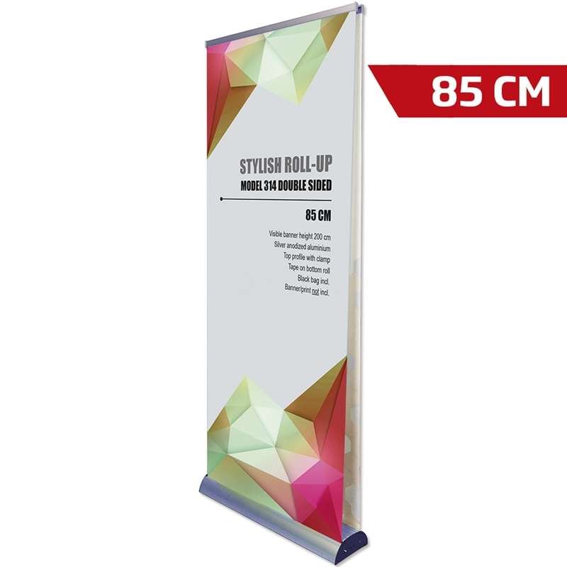 Stylish Roll-up, double sided, 85 cm, alu #1
