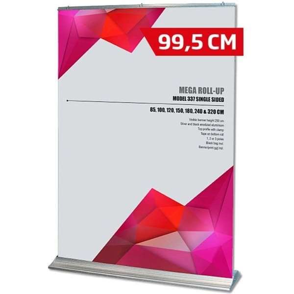 Mega Roll-up, single sided, 99,5 cm, alu #1