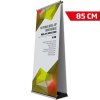 Outdoor Roll-up Waterbase,double sided, 85 cm, with telescopic pole #1