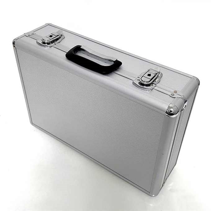 Flex Brochure stand 6 x A4, alu/wood incl. suitcase #3