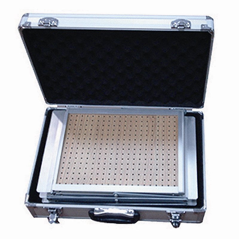 Flex Brochure stand 6 x A4, alu/wood incl. suitcase #2