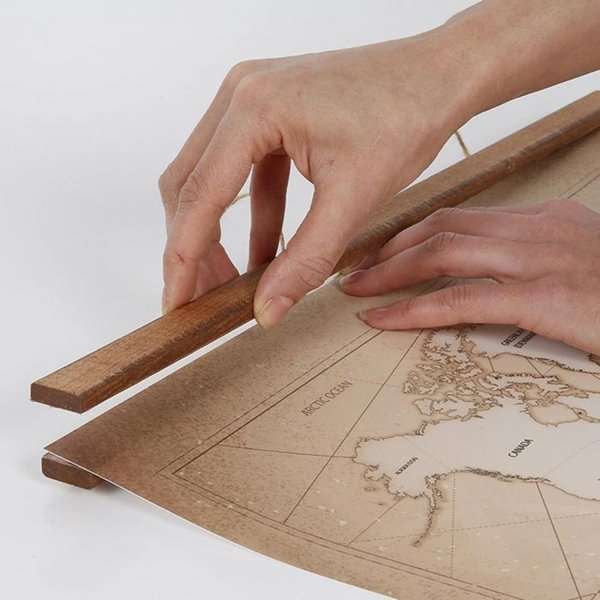 Wood Poster Hanger Magnetic, light, 40 cm set #12