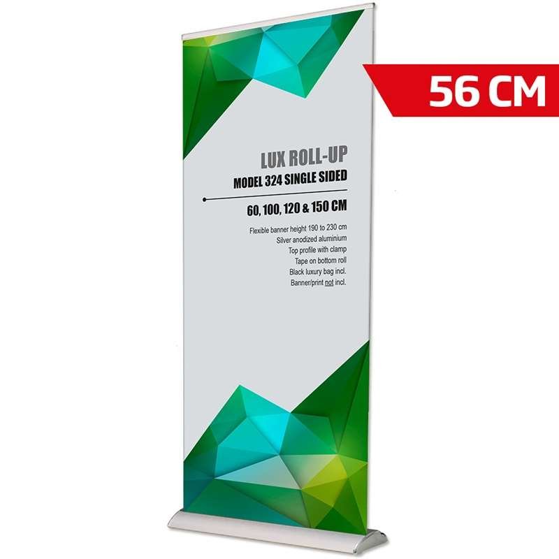 Lux Roll-up, single sided, 56 cm, alu #1