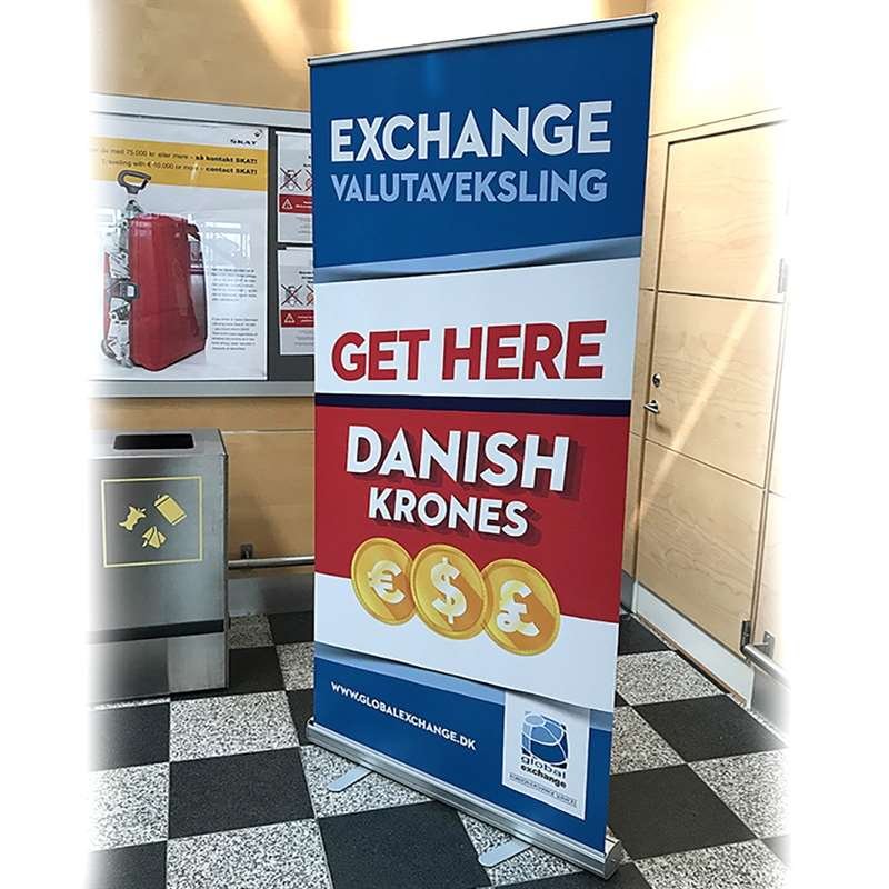 Basic Roll-up, single sided, 100 cm, alu #11