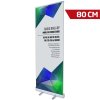 Basic Roll-up, single sided, 80 cm, alu #1