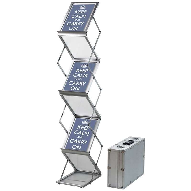FLEX BROCHURE STAND 6 x A5 w/case #1