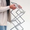 Flex Brochure Stand, 6 x A4, with suitcase #6
