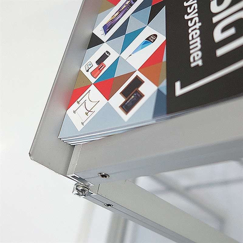 FLEX BROCHURE STAND 6 x A3 w/case #4