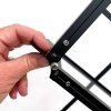 FLEX BROCHURE STAND black, 6 x A4 w/case #3
