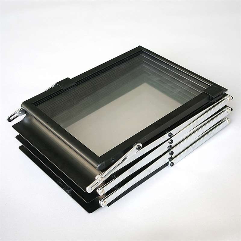 FLEX BROCHURE STAND black, 6 x A4 w/case #5