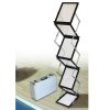 FLEX BROCHURE STAND black,  6 x A5 w/case #6