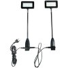 LED spots, black, 15 W, 2 pcs. for Pop-up Wall #1