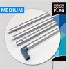 Outdoor Square Flag, alu pole, Medium #1