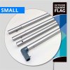 Outdoor Square Flag, alu pole, small #1