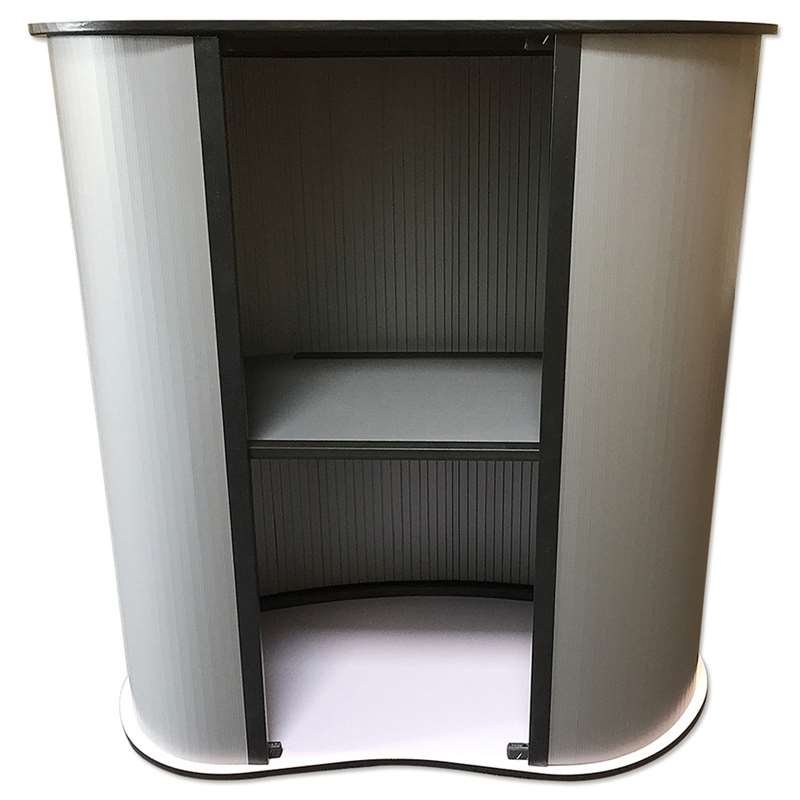 Panel Counter Curved, with black/white plates and 2 bags #6