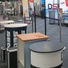 Panel Counter Circle, with black/white plates and 2 bags #9