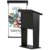Wood Podium, black, with bag #1