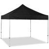 Event Tent Lux, 3 x 3 m, alu/silver poles, black top #1