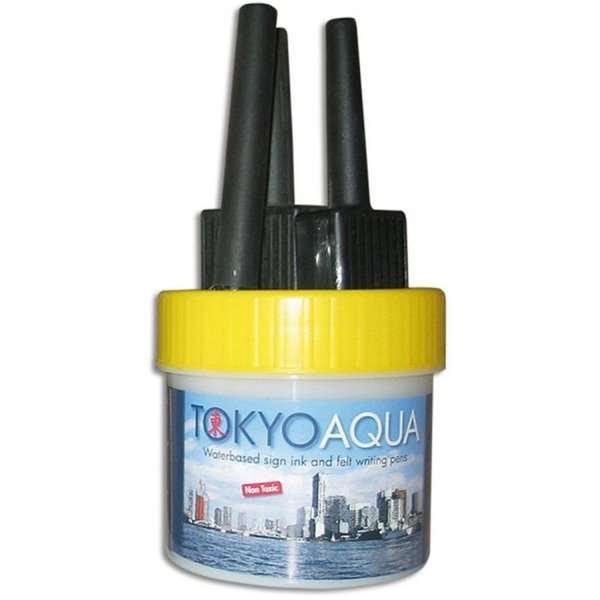 TOKYO AQUA 4 feltpens yellow #1