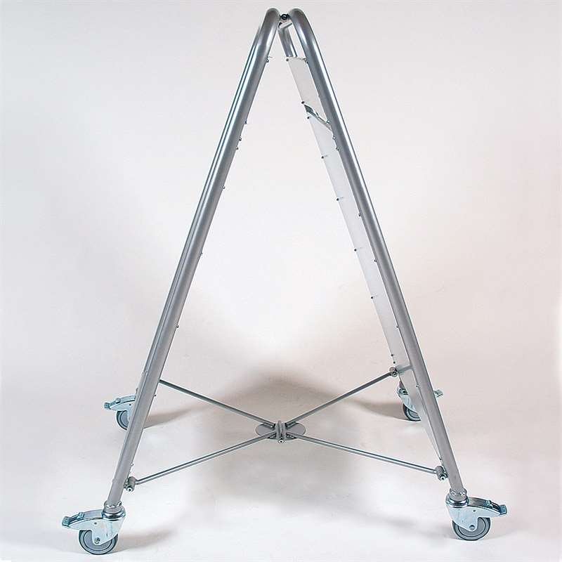 Expo Sign Lux Pavement Board with logo plate and wheels, silver, 70 x 100 cm #4