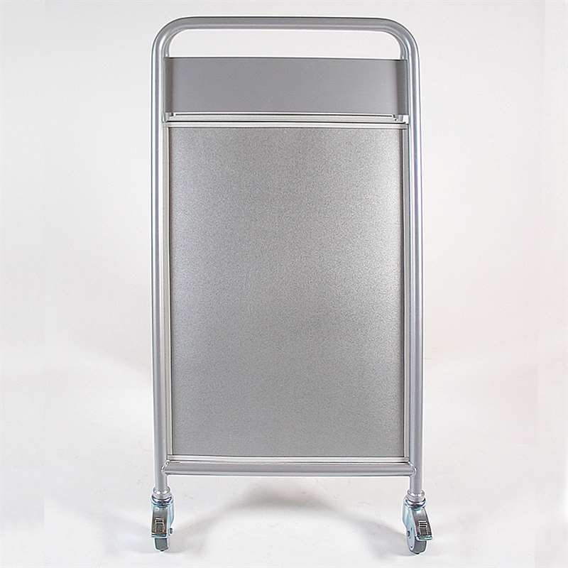 Expo Sign Lux Pavement Board with logo plate and wheels, silver, 70 x 100 cm #3