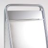 Expo Sign Lux Pavement Board with logo plate and wheels, silver, A1 #5
