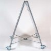 Expo Sign Lux Pavement Board with logo plate and wheels, silver, A1 #4