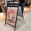 Expo Sign Lux Pavement Board with logo plate and wheels, black, 50 x 70 cm #4