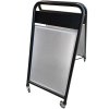 Expo Sign Lux Pavement Board with logo plate and wheels, black, 50 x 70 cm #5