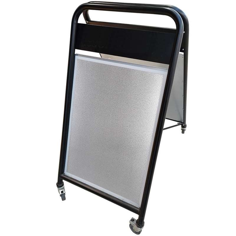 Expo Sign Lux Pavement Board with logo plate and wheels, black, 50 x 70 cm #5