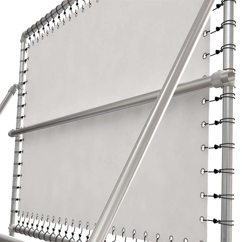 Free standing Banner Tube High stand, square frame (100x100cm) on high stand 300cm #7