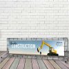 Banner Tube free standing square frame with legs 200 x 50 cm #2