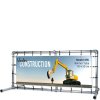 Banner Tube free standing square frame with legs 150 x 50 cm #1