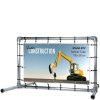 Banner Tube free standing square frame with legs 100 x 50 cm #1