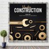Banner Tube hanging square frame for wall 200 x 200 cm #8