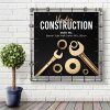 Banner Tube hanging square frame for wall 100 x 100 cm #8