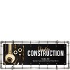 Banner Tube hanging square frame for wall 150 x 50 cm #1