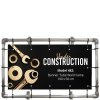 Banner Tube hanging square frame for wall 100 x 50 cm #1