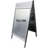 Alu-Line Logo-change Pavement Board, silver, 70 x 100 cm #1