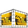 Banner Tube Hanging V frame for wall 100 x 50 cm #1