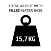 Outdoor Roll-up Waterbase,double sided, 85 cm, with telescopic pole #10