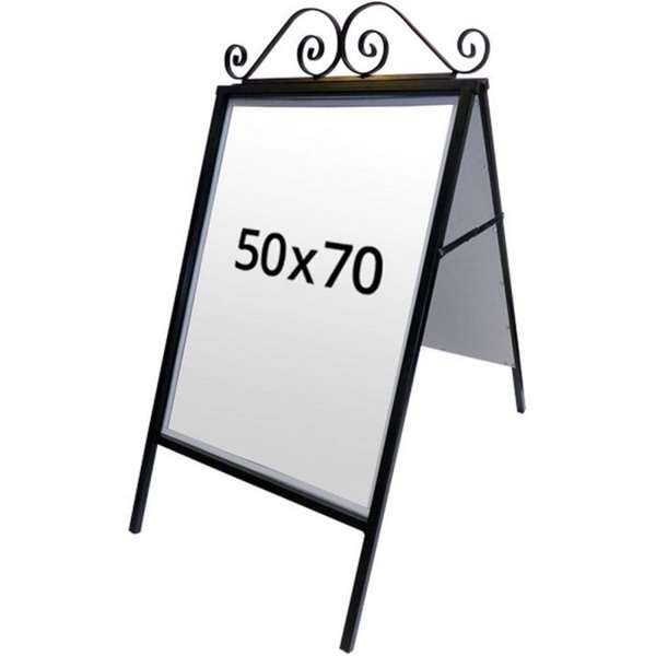 Antique A-Board, black, 50 x 70 cm #5