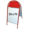 Expo Gotik Pavement Board, red, 50 x 70 cm #1