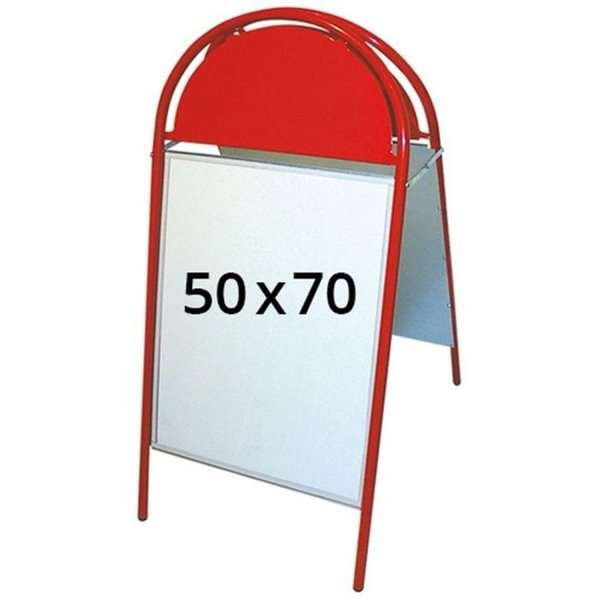 Expo Gotik Pavement Board, red, 50 x 70 cm #1