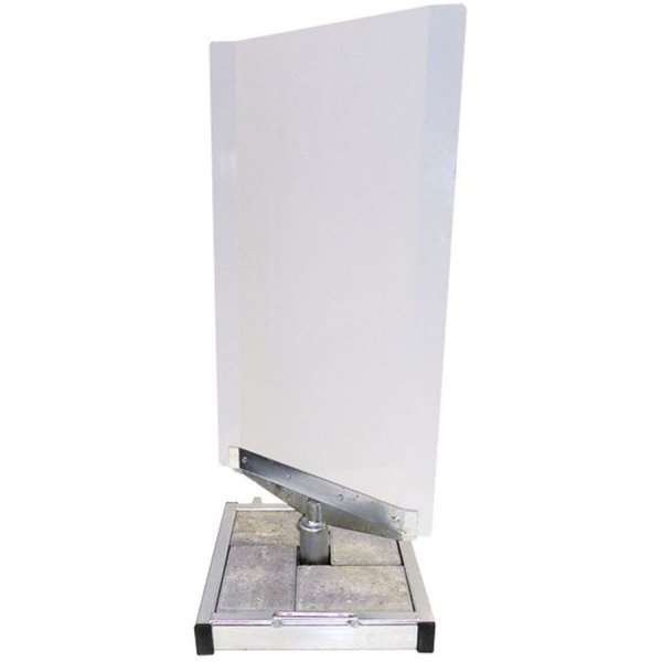 Outdoor Spin Sign, concrete stand #3