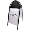 Gotik Classic Pavement Board, black, 50 x 70 cm #1