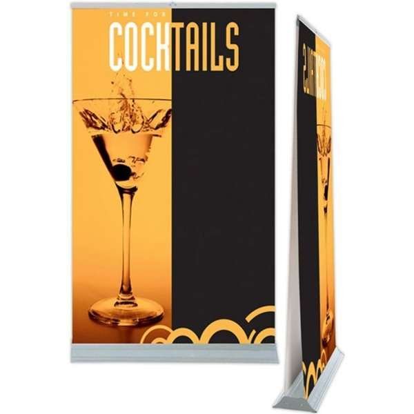 Mega Roll-up, double sided, 238 cm, alu #2