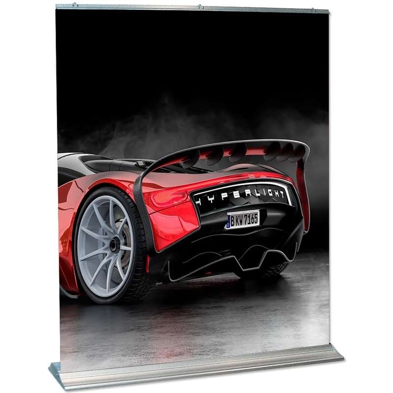 Mega Roll-up, single sided, 84,5 cm, alu #8
